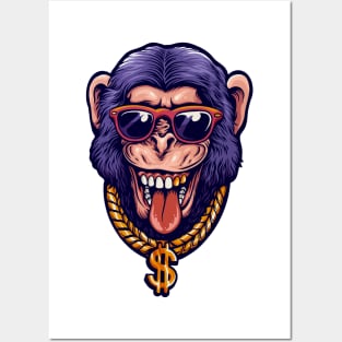 Millionaire Cheeky Monkey Posters and Art